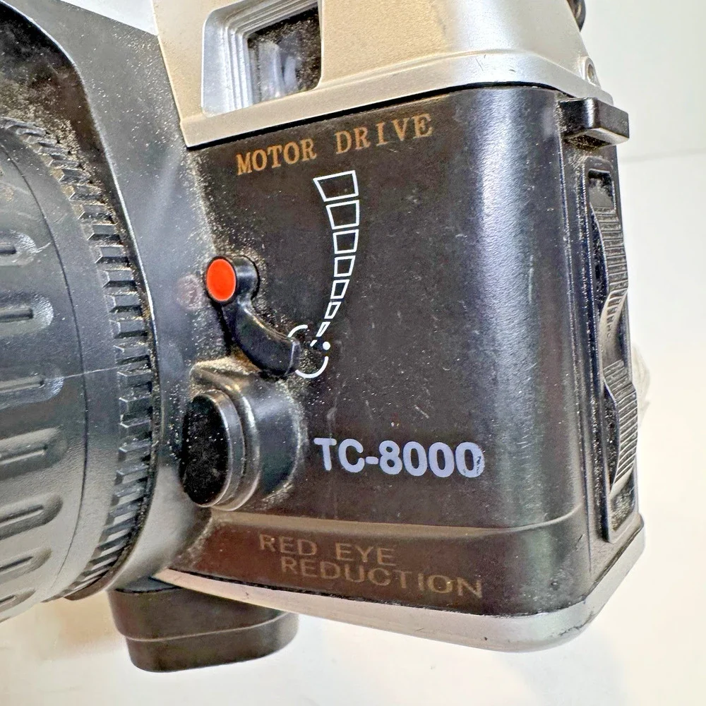 Vintage Canon TC-8000 Motor Drive 35MM Camera Retro Untested